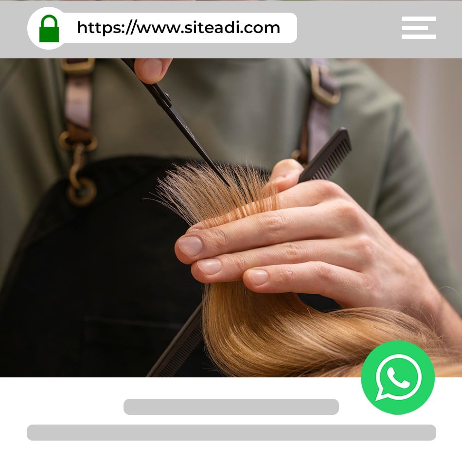 Kadın Kuaförü Web Sitesi Tasarımı